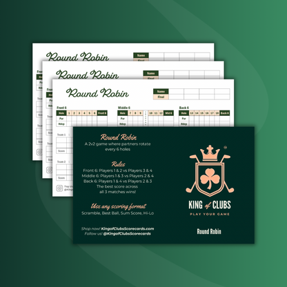 Round Robin Scorecards (4 pack)
