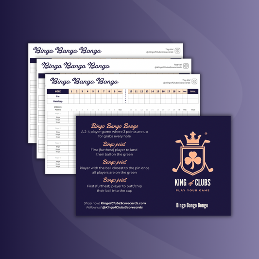 Bingo Bango Bongo Scorecards (4 pack)