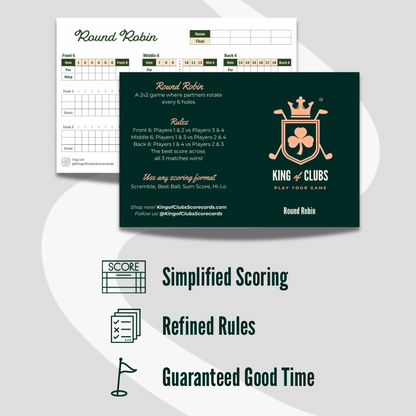 Round Robin Scorecards (4 pack)